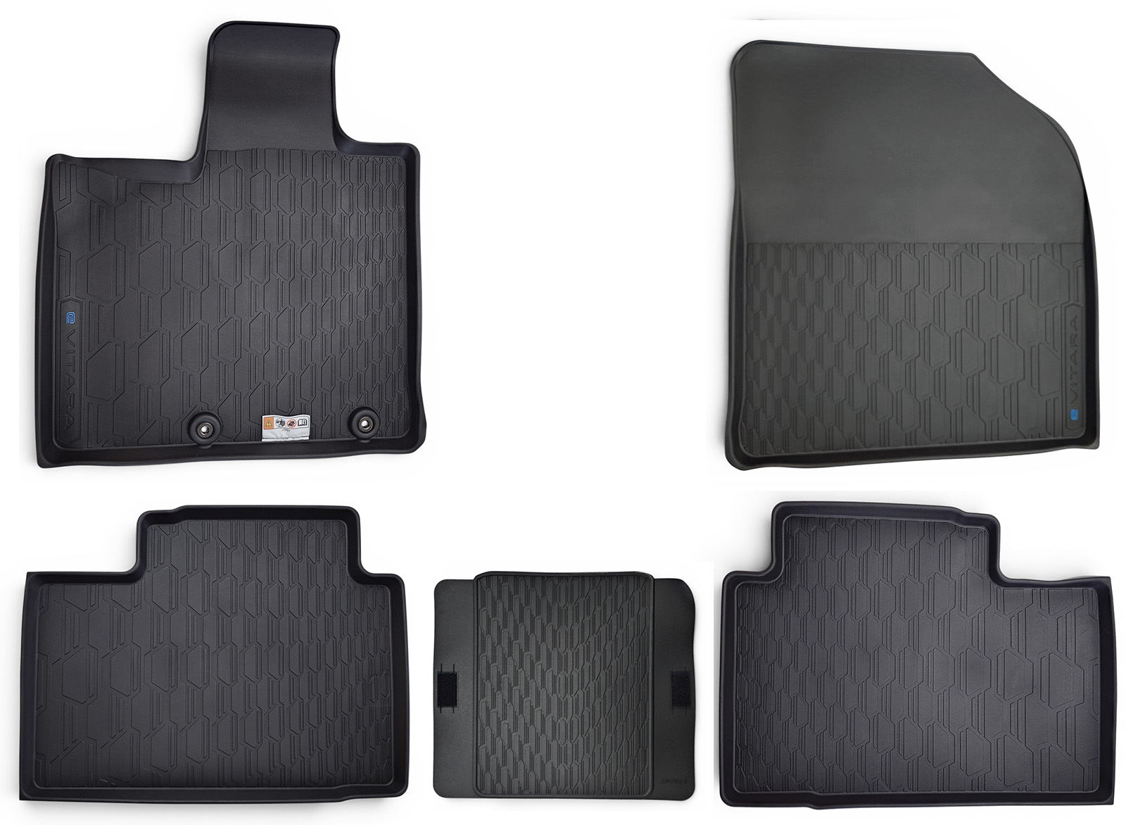 Gummifußmatten-Set für den SUZUKI eVITARA (5-teilig)